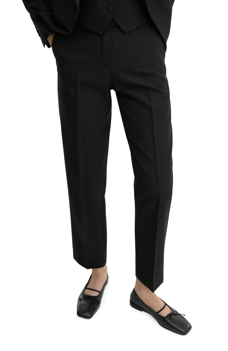 MANGO Straight Leg Suit Trousers, Main, color, 