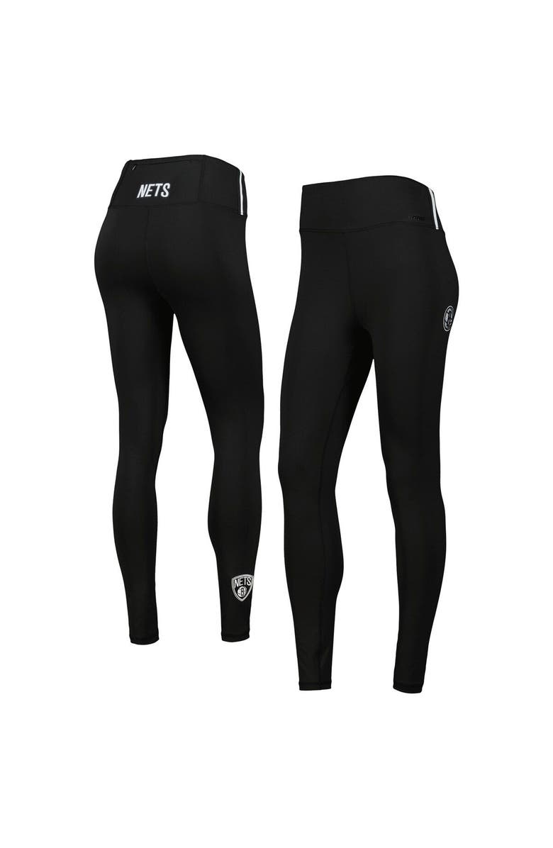 PRO STANDARD Women's Pro Standard Black Brooklyn Nets Classics Lux Leggings, Main, color, Black