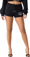 True Religion Zip Pocket Dolphin Hem Shorts