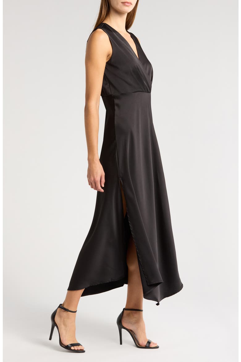 A-Line Maxi Dress, Alternate, color, BLACK