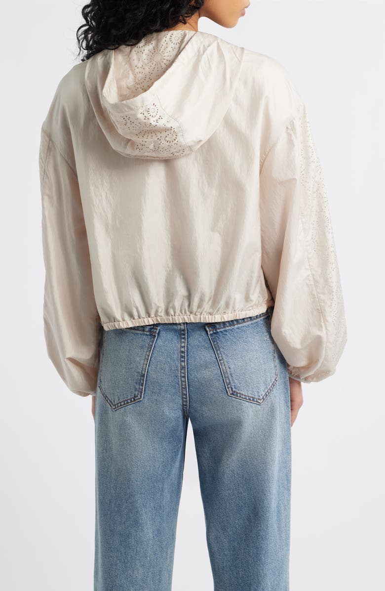 UGG<sup>®</sup> Chiara Hooded Nylon Jacket, Alternate, color, Bluff