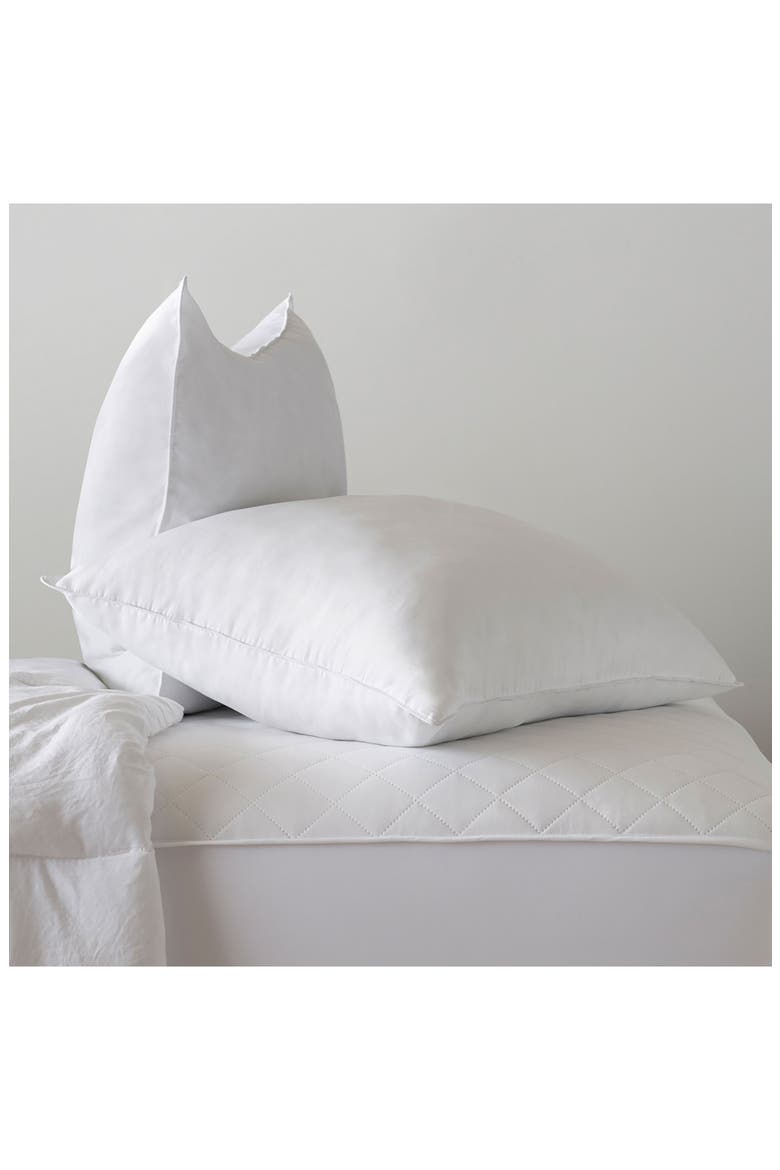 Signature Plush Medium Density Allergy-Resistant Down Alternative Pillow, Set of 2, Alternate, color, WHITE