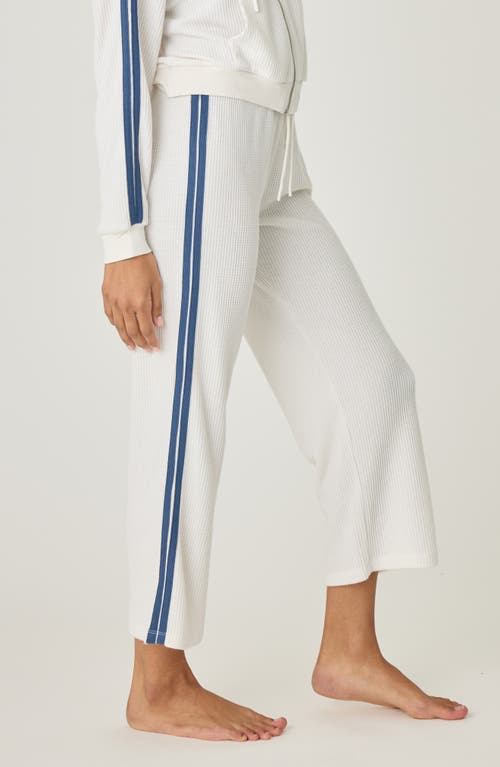 Shop Pj Salvage Waffle Knit Lounge Set In Ivory