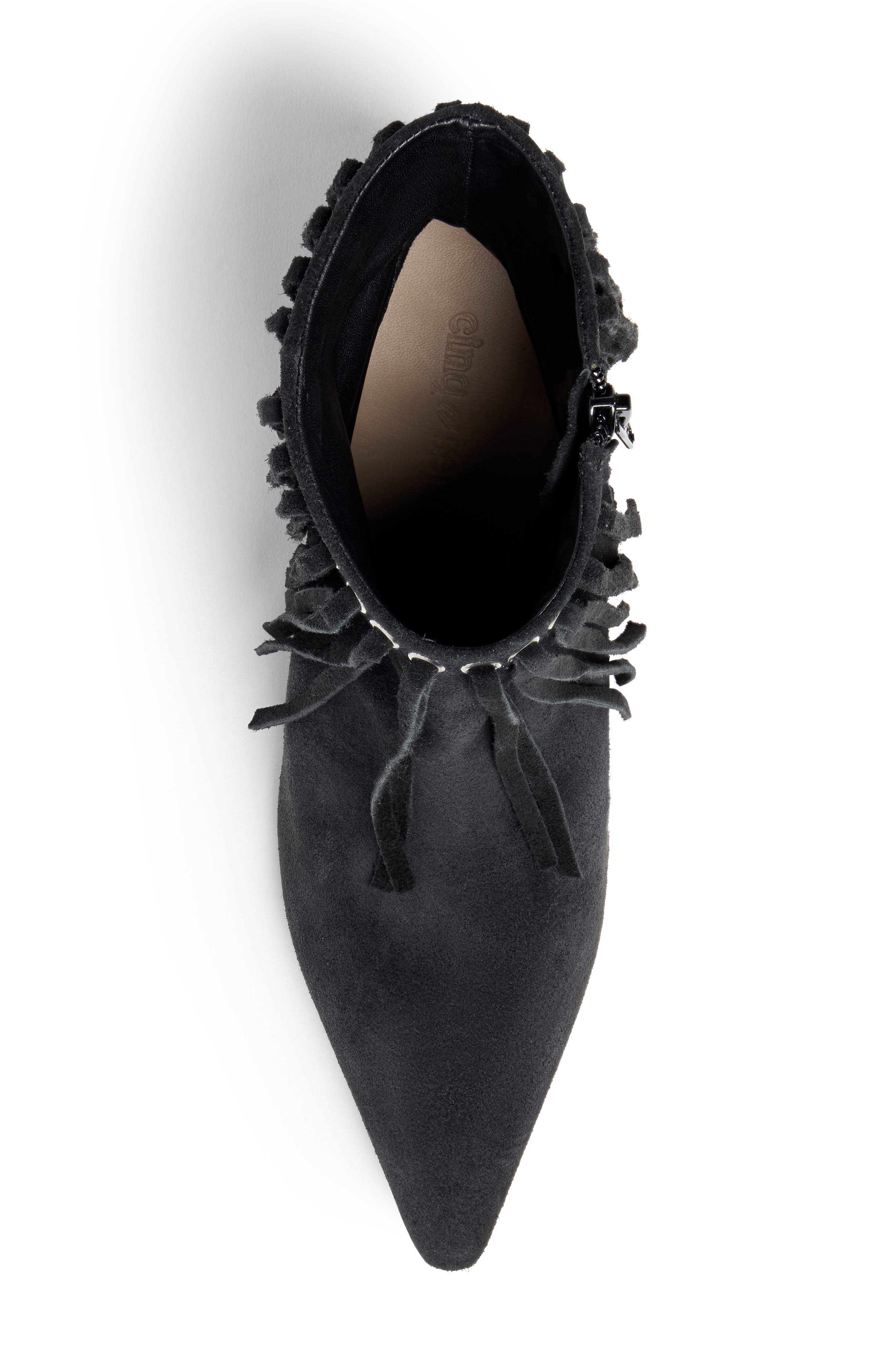 Cinq à Sept Sammy Fringe Bootie, Alternate, color, 