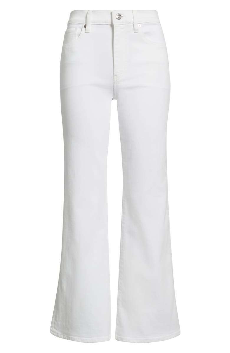 FRAME The Pixie Icon High Waist Flare Jeans, Alternate, color, White