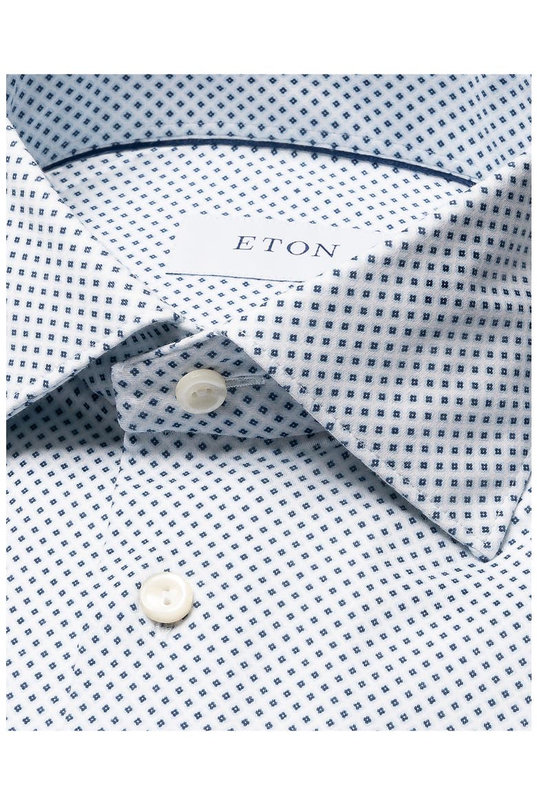 Slim Fit Medallion 4Flex Fit Stretch Jersey Dress Shirt, Alternate, color, MEDIUM BLUE