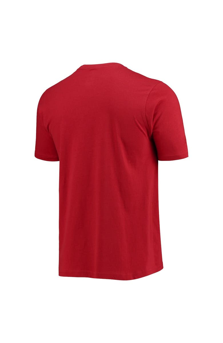AHEAD Men's Ahead Red Farmers Insurance Open Pembroke Dress T-Shirt, Alternate, color, Red