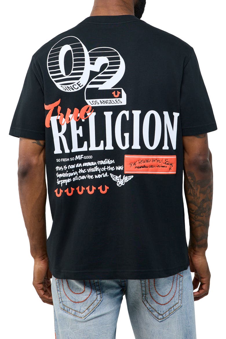 So Fresh Logo Cotton Graphic T-Shirt, Alternate, color, JET BLACK