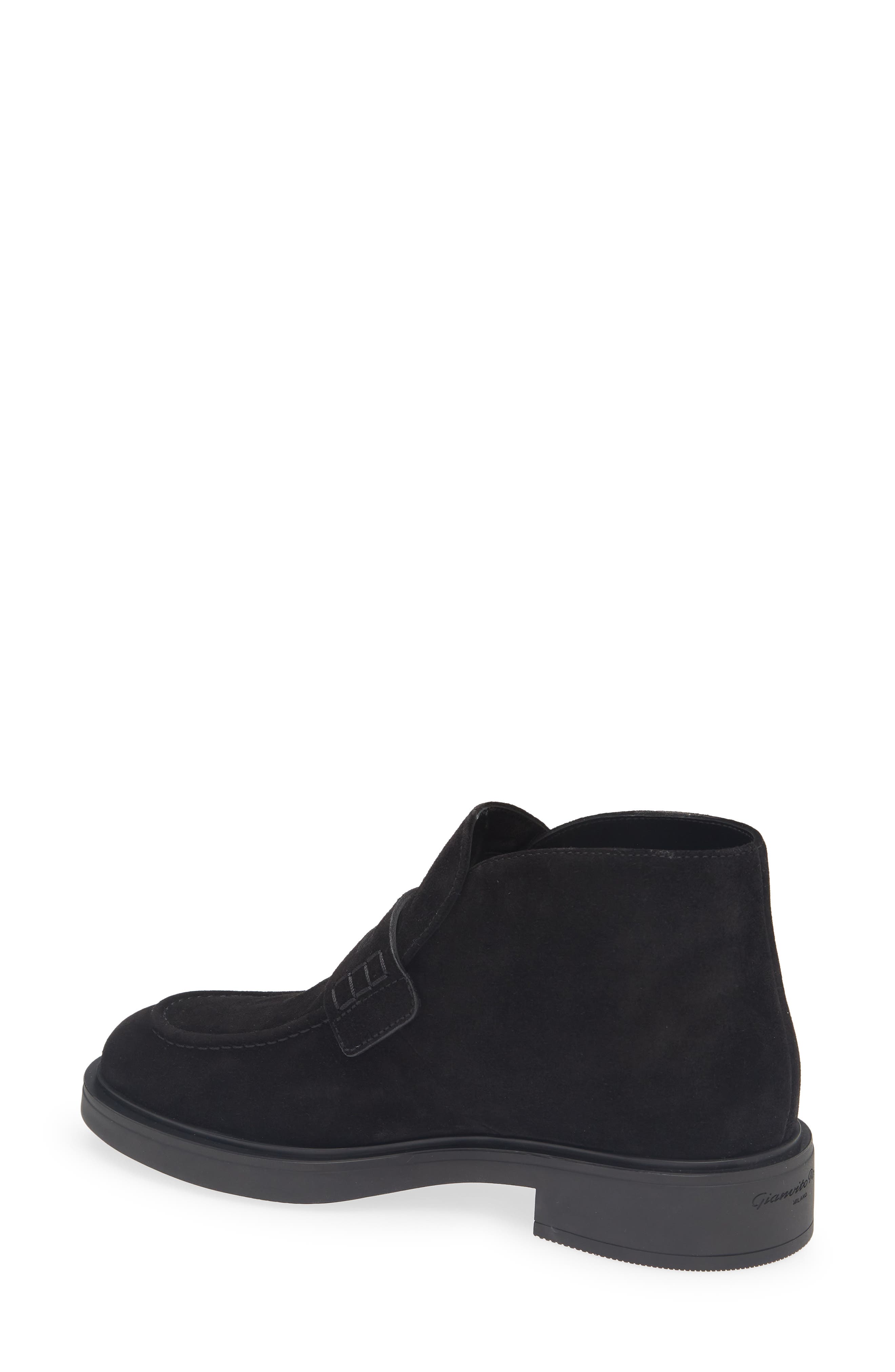 Leather Chukka Boot, Alternate, color, BLACK