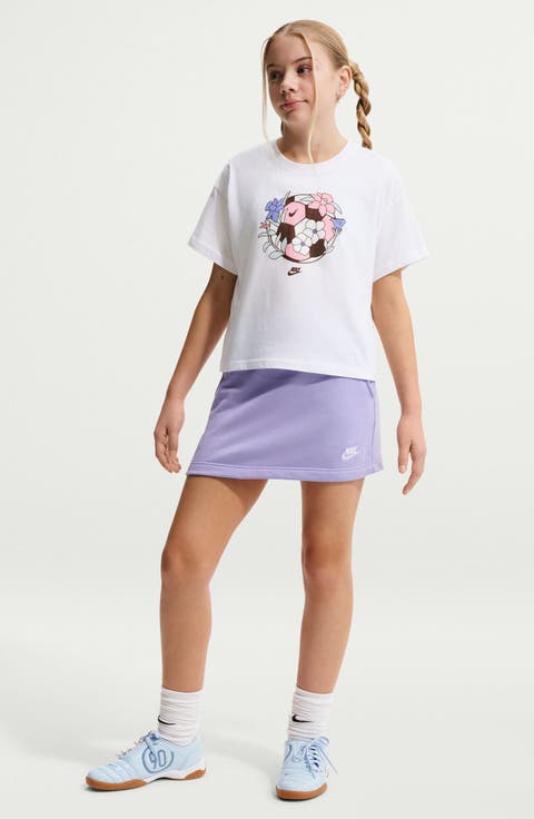 Kids' Sportswear Essential Soccer Boxy Graphic T-Shirt (Big Kid)