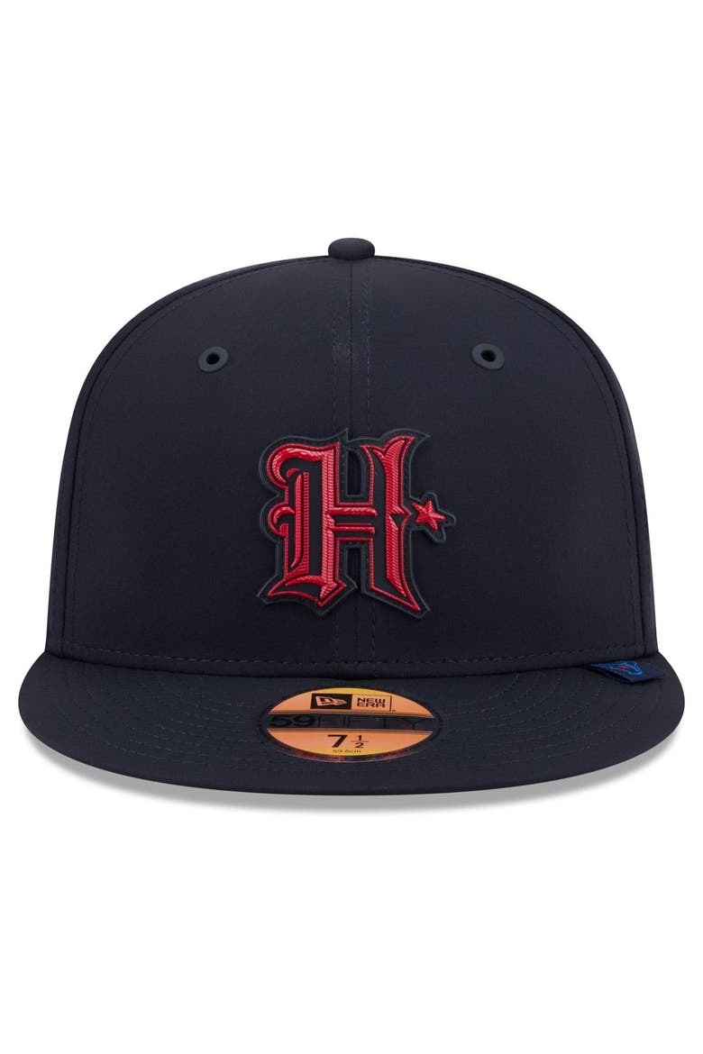 Men's New Era Navy Houston Texans 2026 Sideline H-Town 59FIFTY Fitted Hat, Alternate, color, Navy