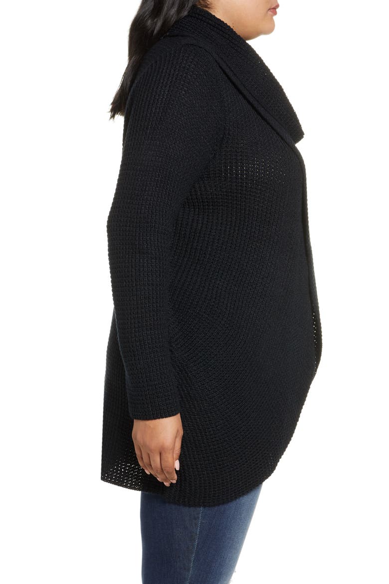 Cowl Neck Sweater, Alternate, color, BLACK