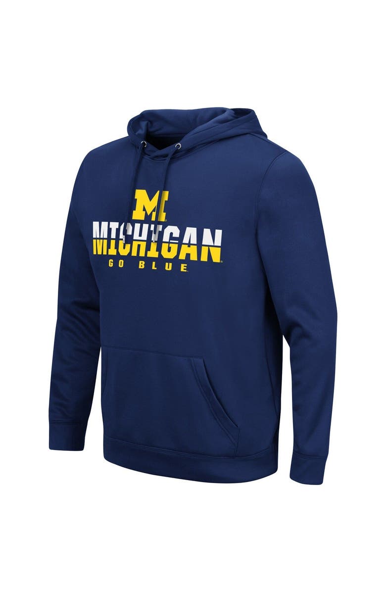 COLOSSEUM Men's Colosseum Navy Michigan Wolverines Lantern Pullover Hoodie, Alternate, color, Navy