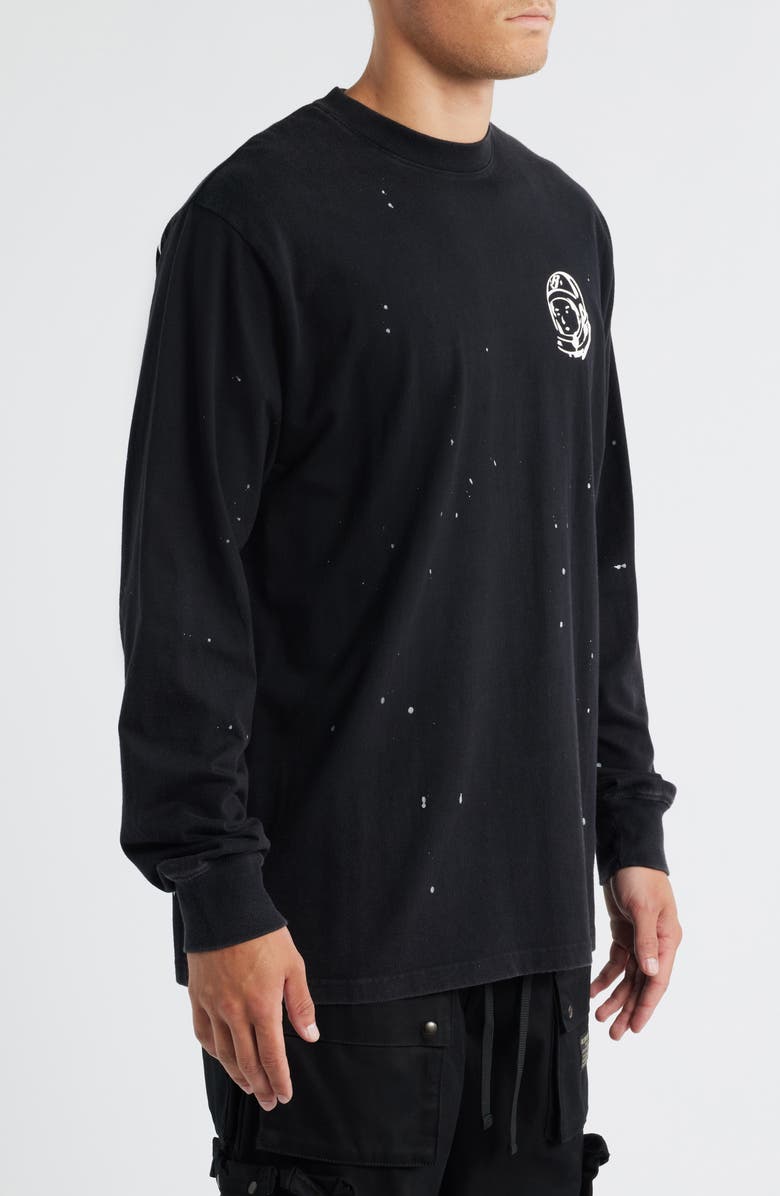 Billionaire Boys Club BB Oblivion Helmet Head Long Sleeve Graphic T-Shirt, Alternate, color, Black