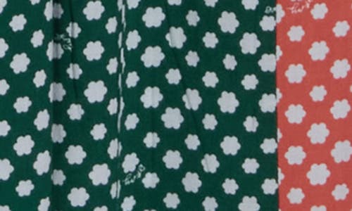Shop Dkny Colorblock Print Pajamas In Green Dot