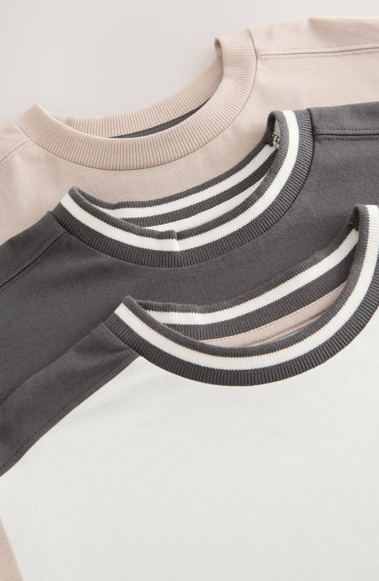 NEXT Kids' Assorted 3-Pack Cotton T-Shirts, Alternate, color,