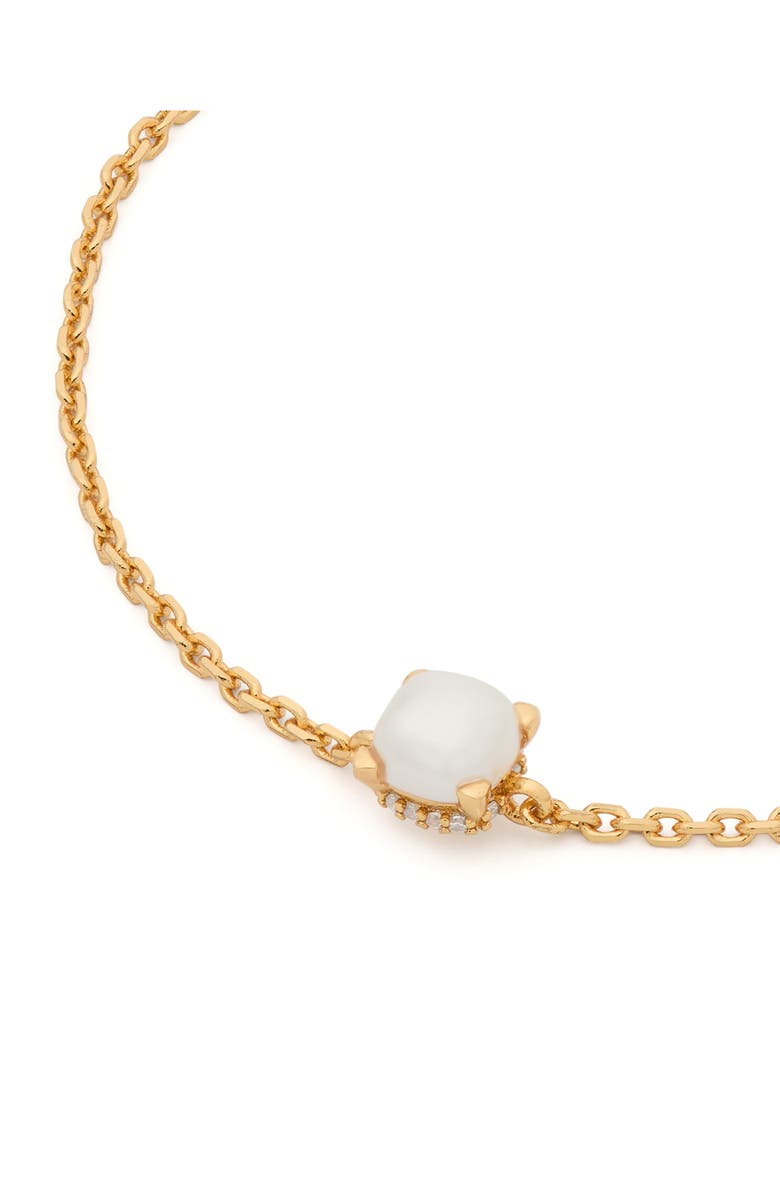 Kate Spade New York imitation pearl bracelet, Alternate, color, Cream/ Gold