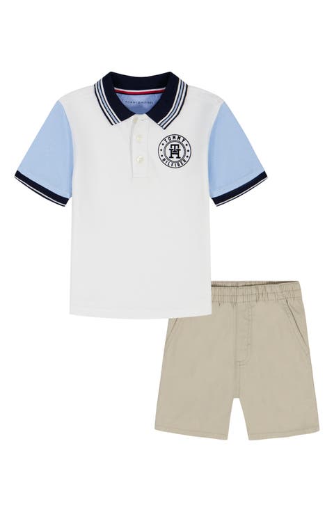 Kids' Polo & Chino Shorts Set (Baby)