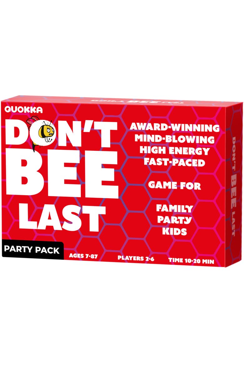 Dont Bee Last Card Game for Kids and Family - Fast-Paced Party Game, Main, color, Party Pack
