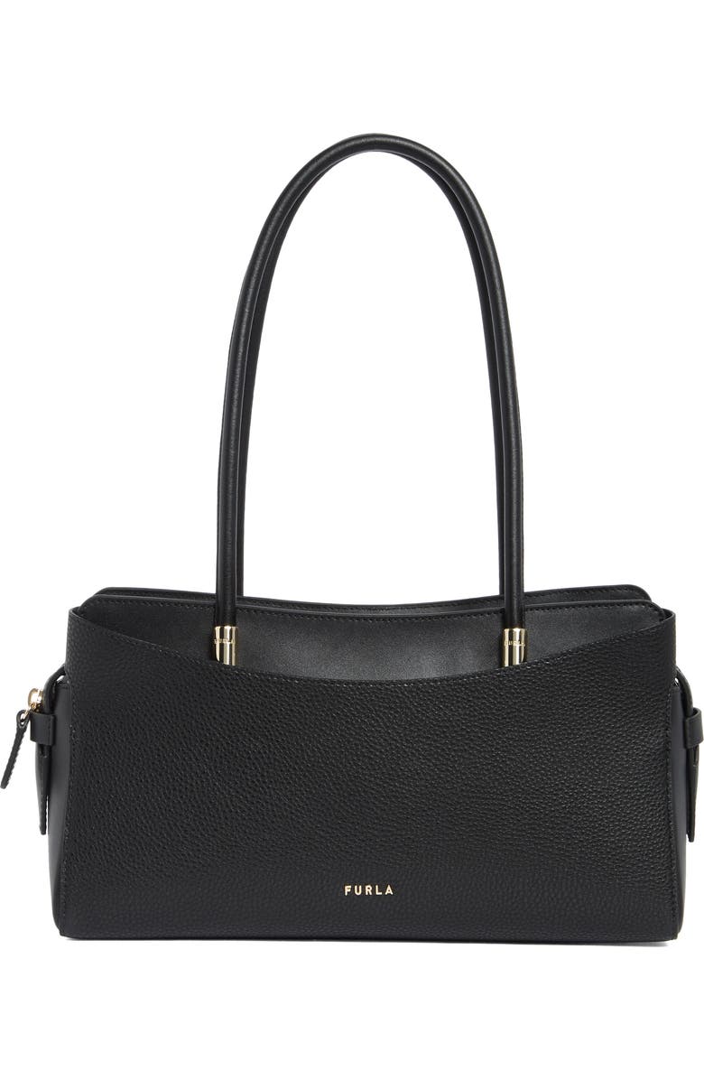 Furla Eris Small Tote Bag, Main, color, Nero