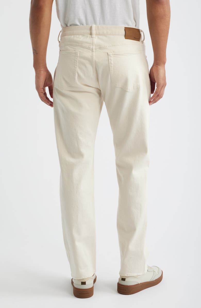 Madewell The 1991 Artisan Comfort Selvedge Straight Leg Jeans, Alternate, color, Ecru