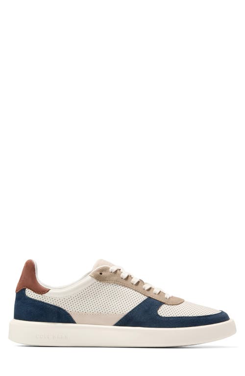 Cole Haan Men's Grand Crosscourt Daily Court Sneakers In Ivory/big Dipper/ivory