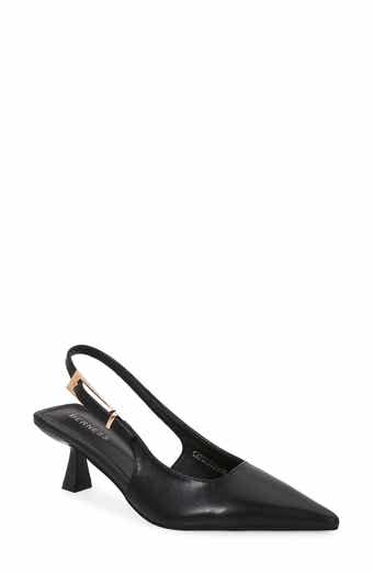 BERNESS Cassandra Slingback Kitten Heel Pump