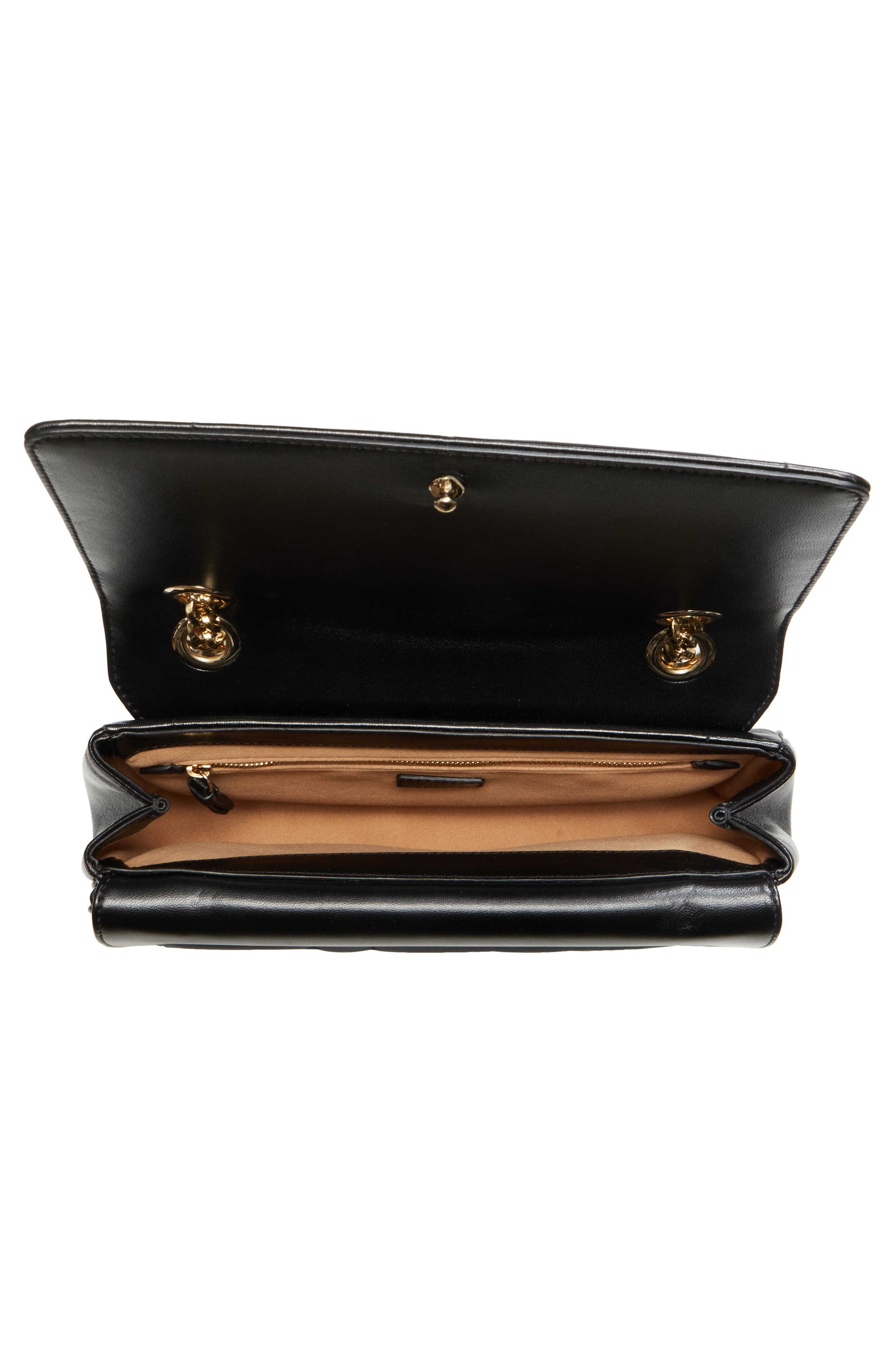 Jimmy Choo Avenue Quilted Leather Shoulder Bag, Alternate, color, 