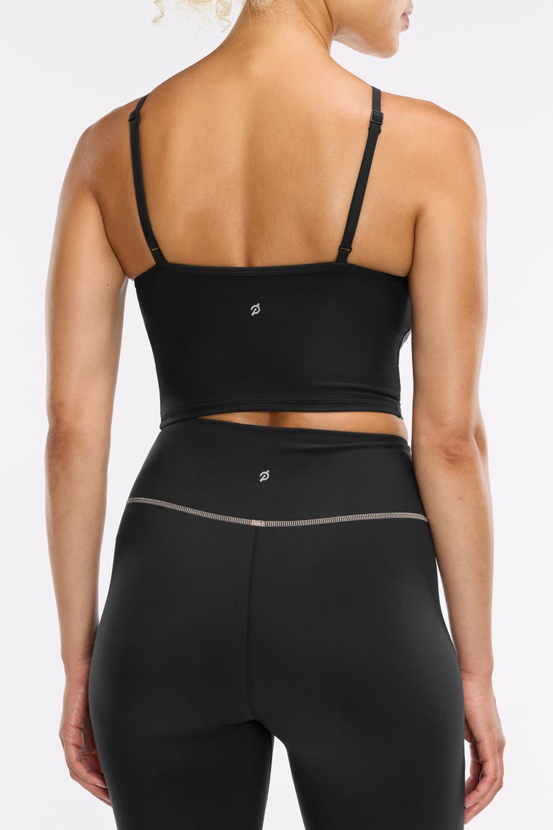 Cadent Halter Longline Bra, Alternate, color, Black