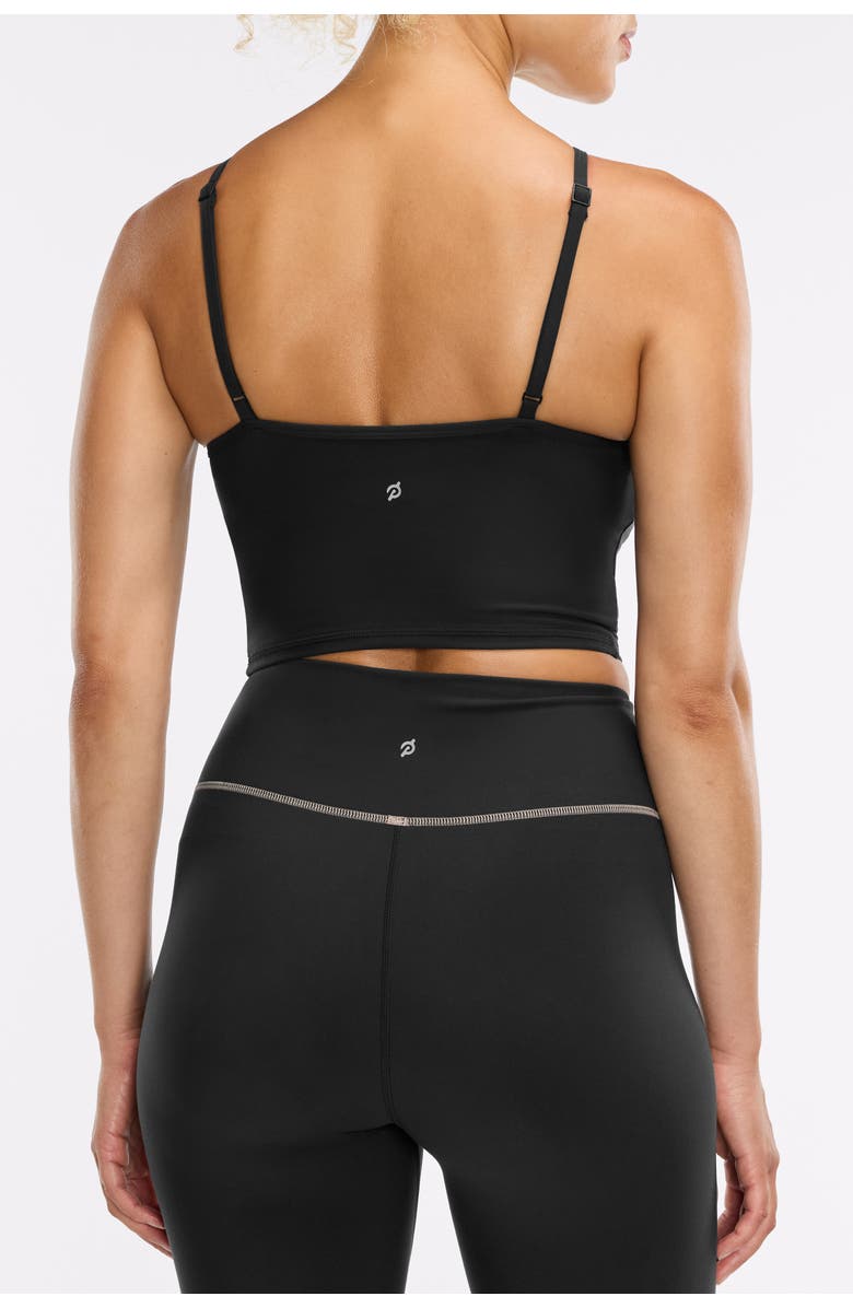 Peloton Cadent Halter Longline Bra, Alternate, color, Black