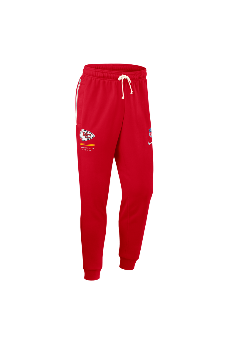 Men's Nike Red Kansas City Chiefs Sideline Standard Issue Touchback Kick Dri-FIT Taper Pants, Alternate, color, Red
