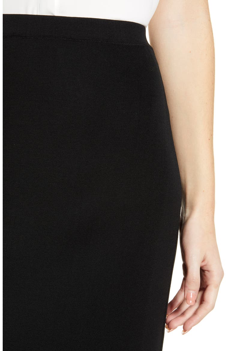 Straight Skirt, Alternate, color, BLACK
