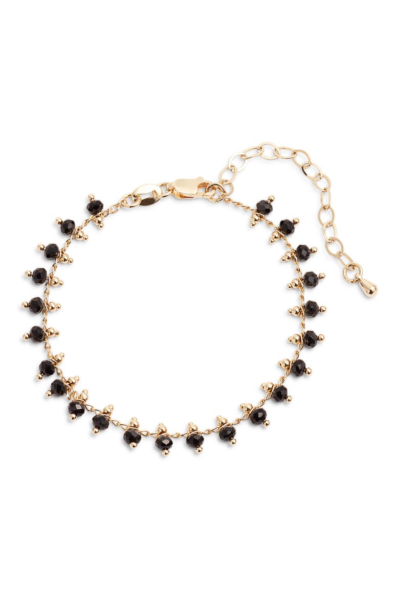 NYX Beaded Bracelet, Main, color, GOLD