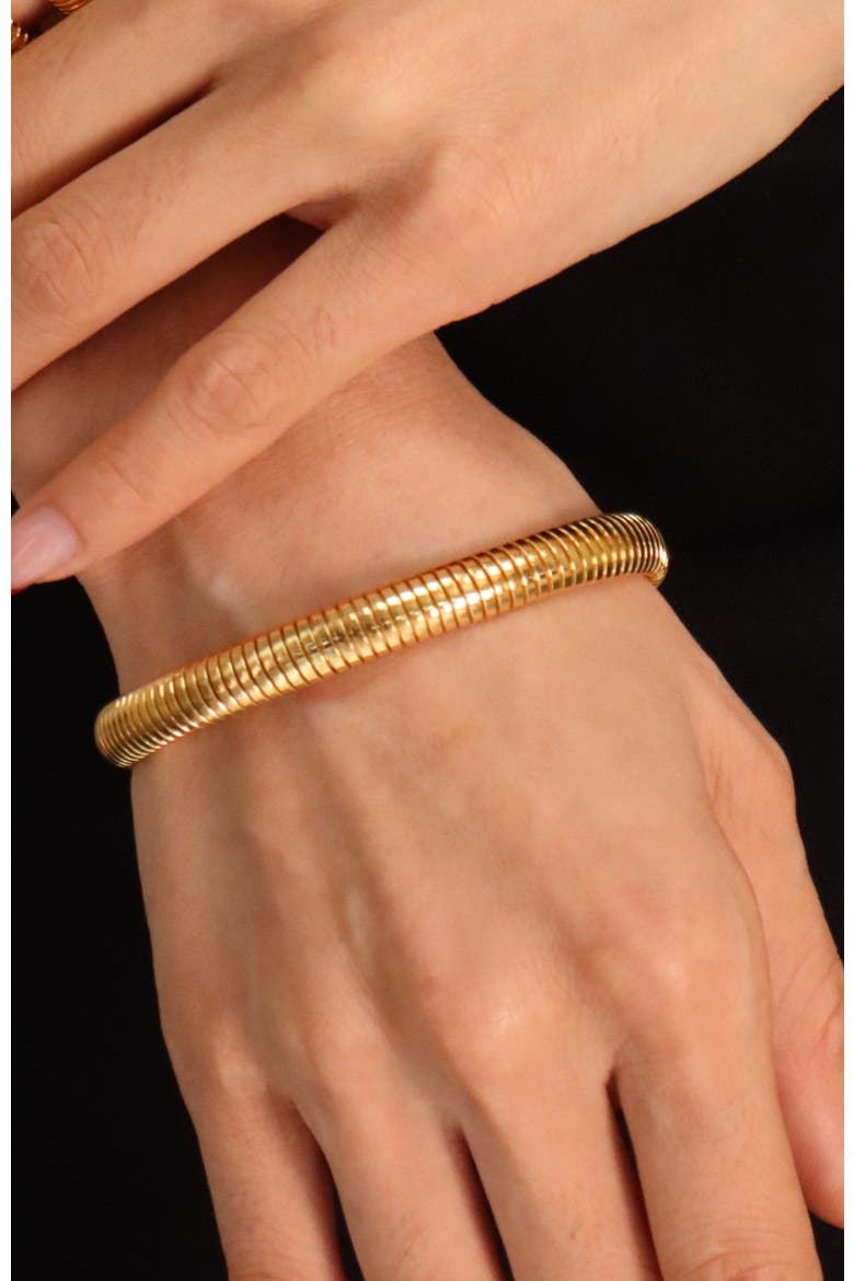 Gladiator Minimalist Bracelet, Alternate, color, Gold