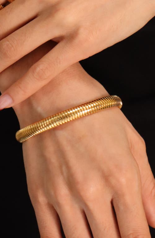 Rc Retro Chic Gladiator Minimalist Bracelet In Gold