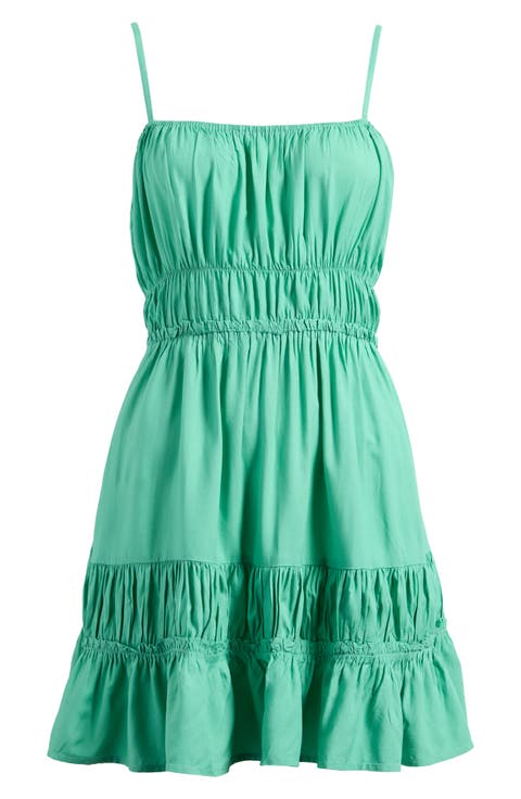 Tiered Ruffle Cover-Up Sundress