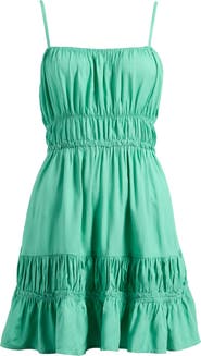 Elan Tiered Ruffle Cover-Up Sundress