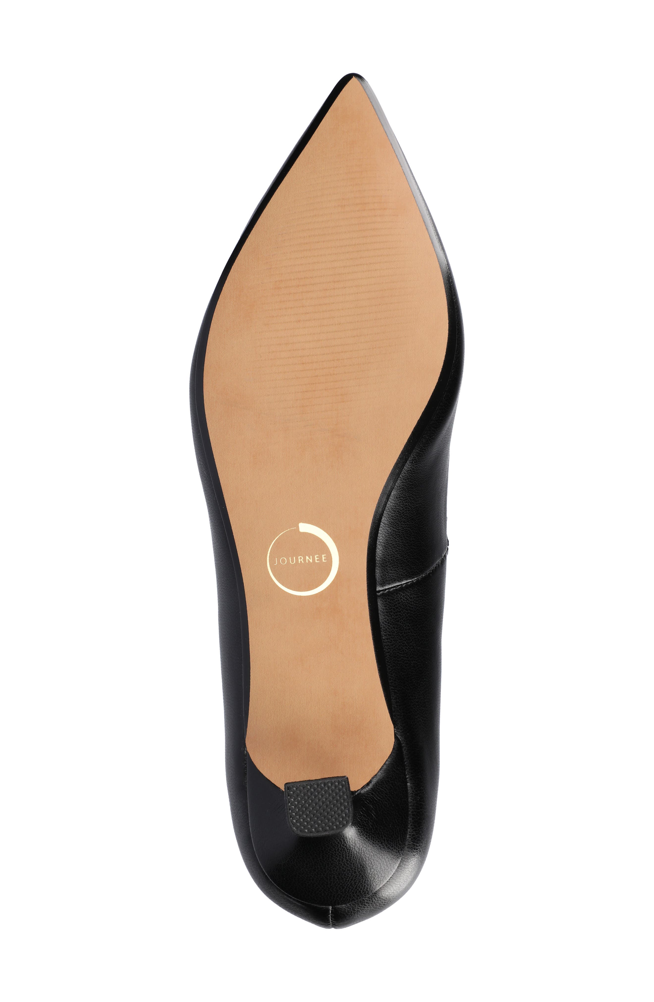Journee Collection Pammie Pump, Alternate, color, Black