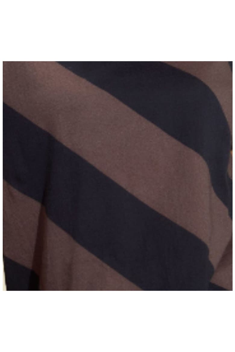Diagonal Stripe Tee, Alternate, color, Black/Brown