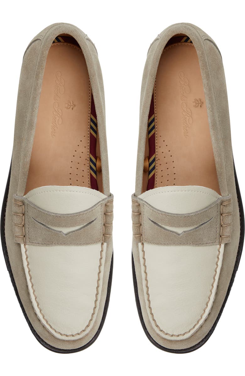 Brooks Brothers Campus Penny Loafer, Alternate, color, Taupe