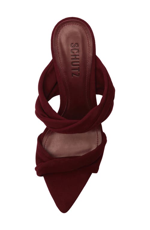 Schutz Meline Pointed Toe Slide Sandal