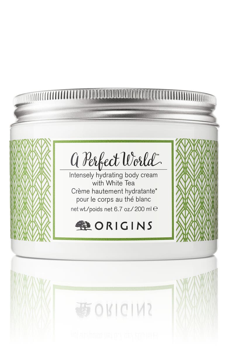 Origins A Perfect World<sup>™</sup> Intensely Hydrating Body Cream with White Tea, Main, color, 