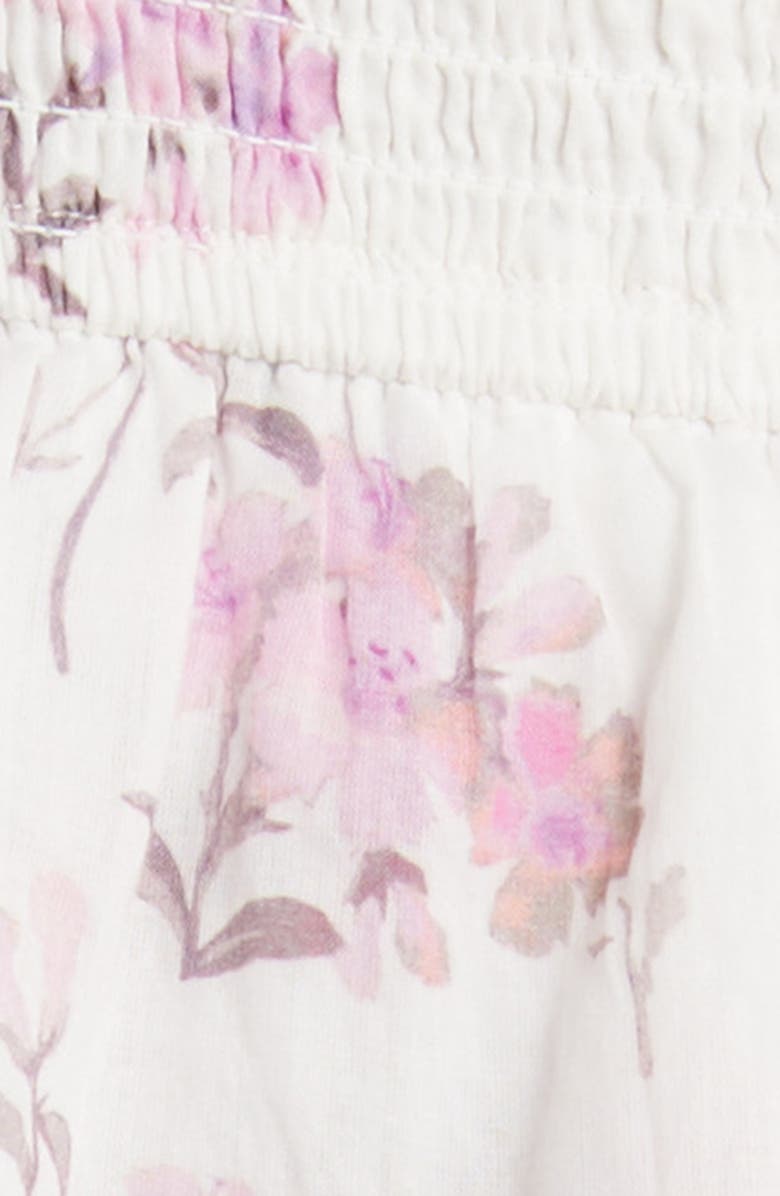 LoveShackFancy Deanna Floral Smocked Halter Minidress, Alternate, color, 