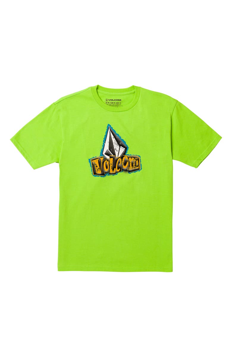 Volcom Kids' Sticker Stamp Cotton Graphic T-Shirt, Main, color,