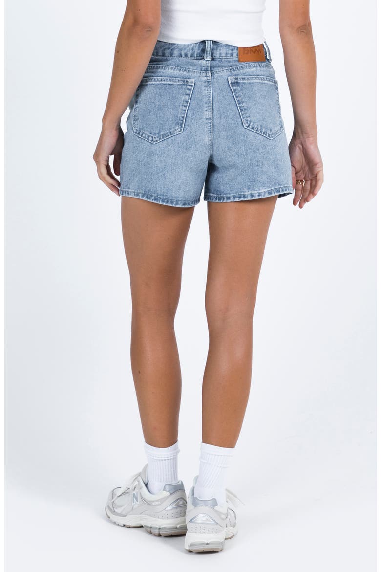 Tropicana High Waist Denim Shorts, Alternate, color, BLUE