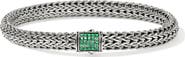 John Hardy Icon Bracelet, Sterling Silver, Pavé, 6.5mm
