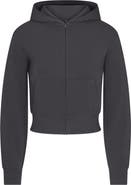 SKIMS Cotton Jersey Zip-Up Hoodie