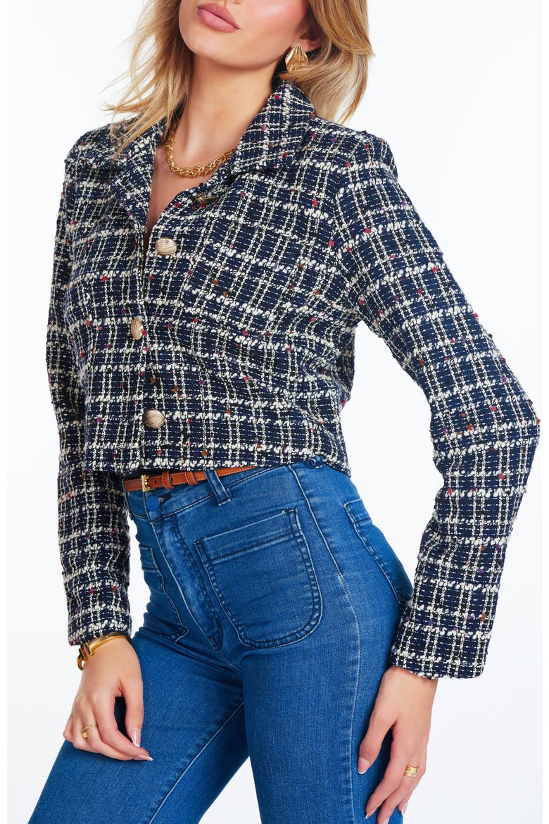 Carlton Beaucle Jacket, Main, color, Navy Multi