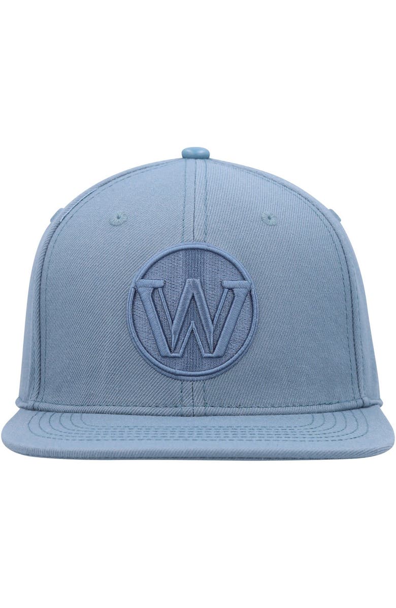 PRO STANDARD Men's Pro Standard Blue Golden State Warriors Tonal Snapback Hat, Alternate, color, Blue