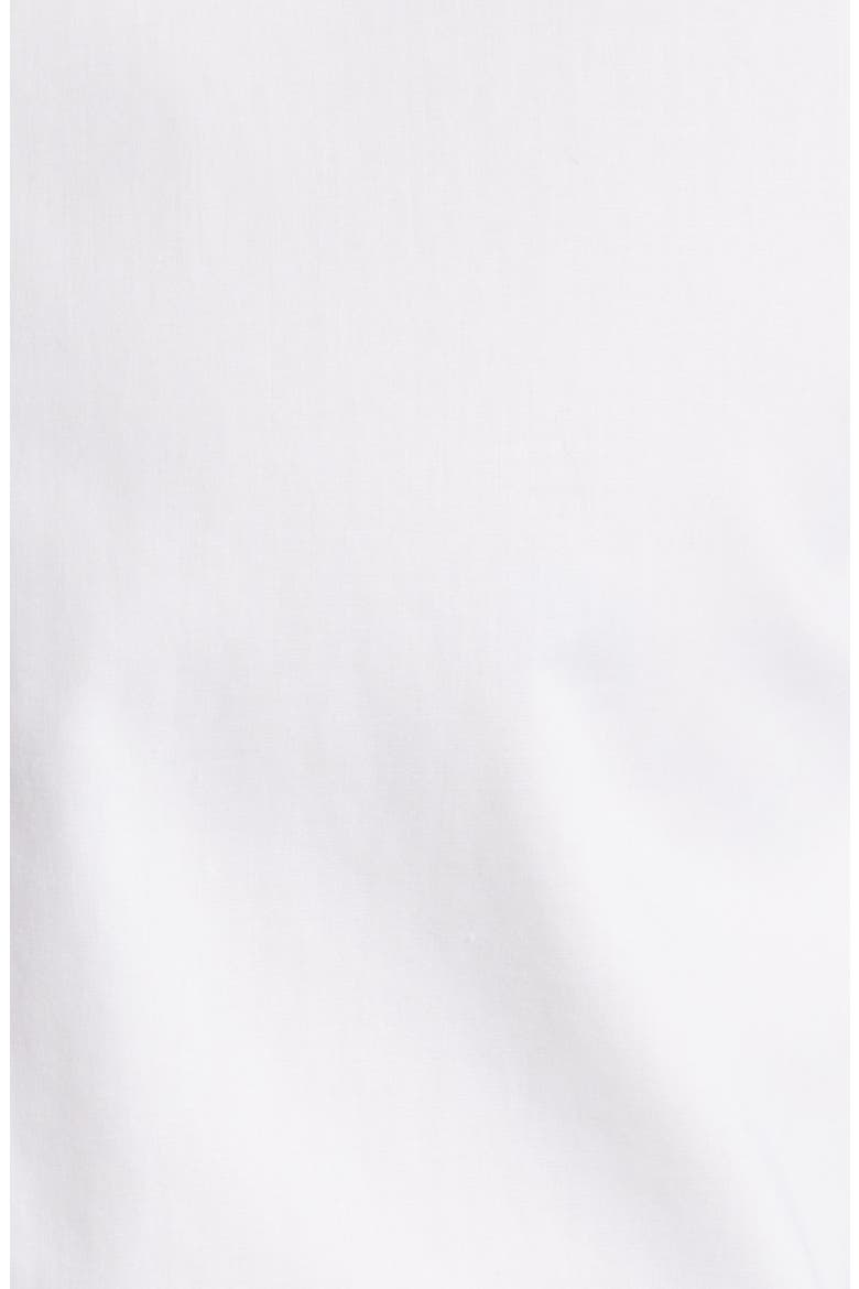 Non-Iron Poplin Cutaway Slim Fit Shirt Single Cuff, Alternate, color, WHITE